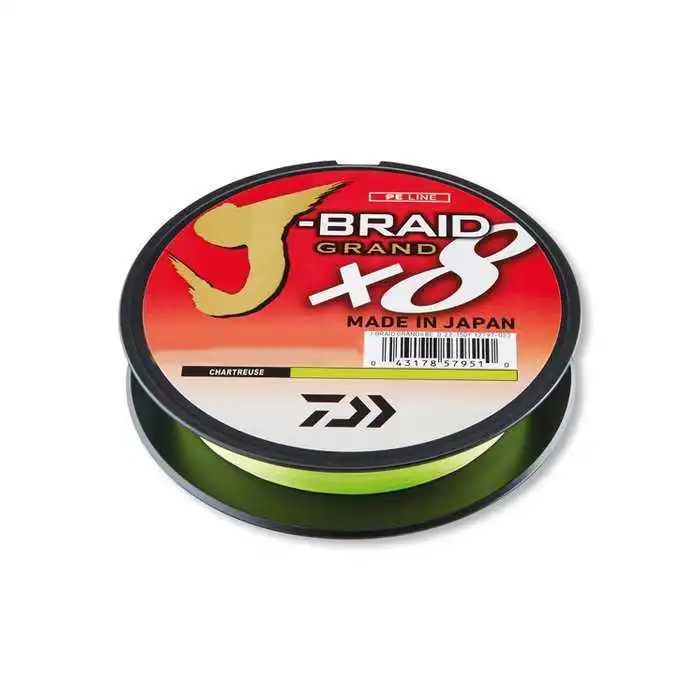 Daiwa J-Braid Grand X8E 0,22mm 270m Chartreuse 3 Daiwa J-Braid Grand X8E 0,22mm 270m Chartreuse