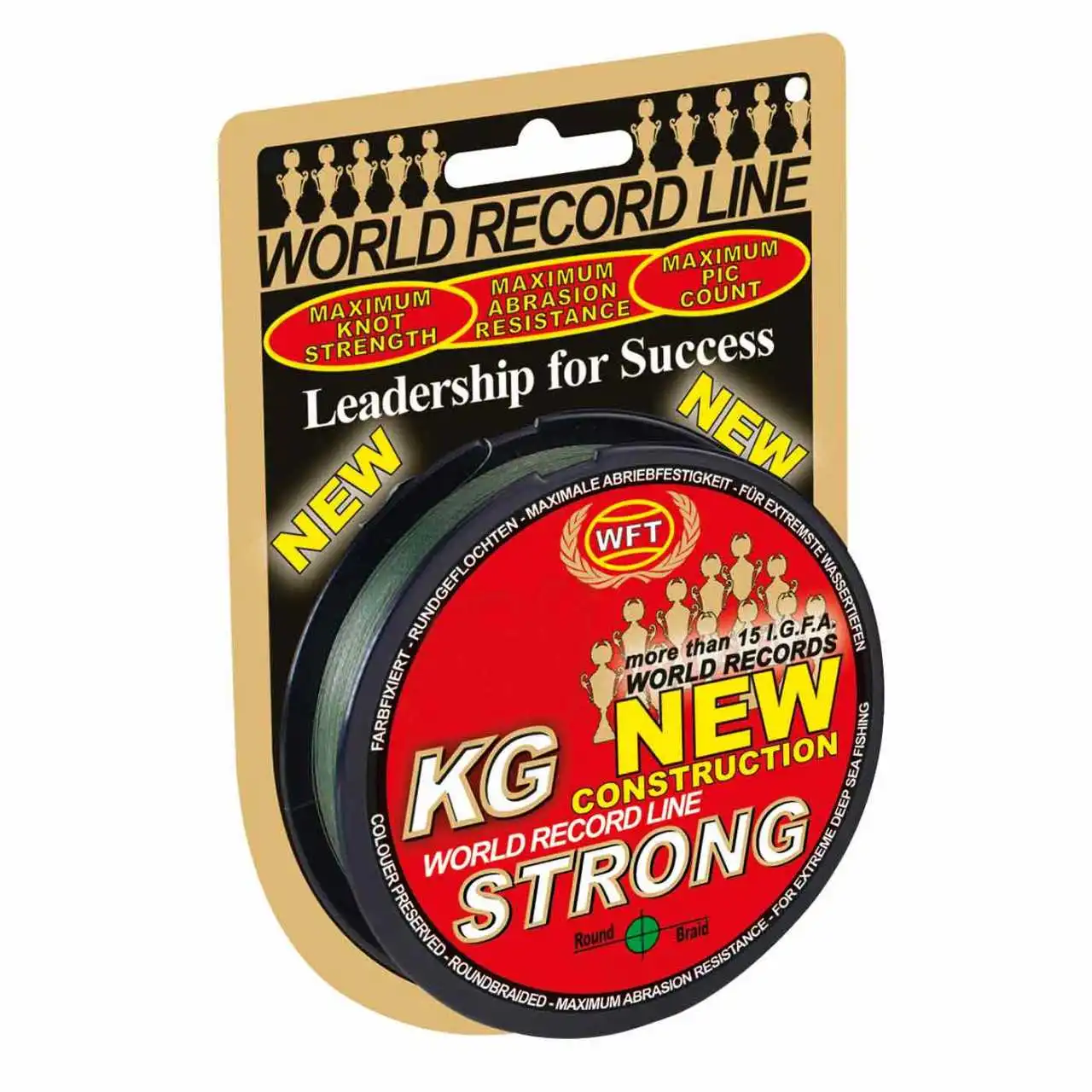 WFT KG Strong Green 0,52mm 86kg 250m 3 WFT KG Strong Green 0,52mm 86kg 250m