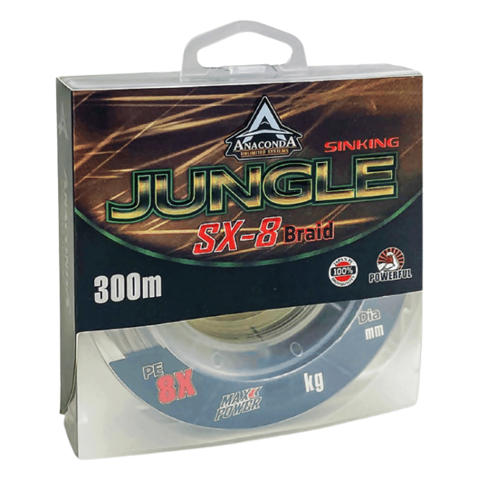Anaconda Jungle SX-8 Braid 0,20 Mm 12,30 Kg 300 Meter 3 Anaconda Jungle SX-8 Braid 0,20 Mm 12,30 Kg 300 Meter