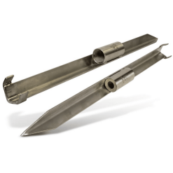 Black Cat Edelstahl-Rutenhalter 85 Cm