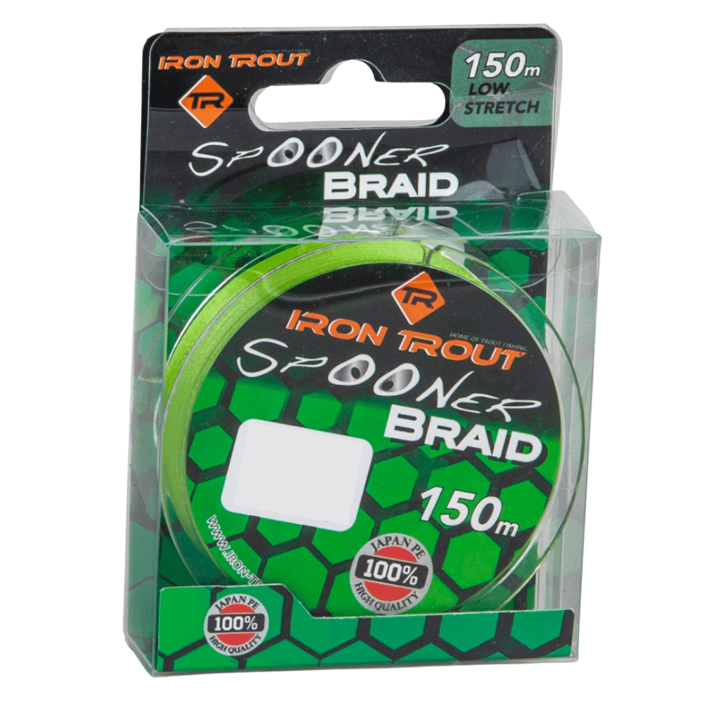 Iron Trout Spooner Braid 0,05 Mm 2,7 Kg 150 Meter Camo Grün 3 Iron Trout Spooner Braid 0,05 Mm 2,7 Kg 150 Meter Camo Grün